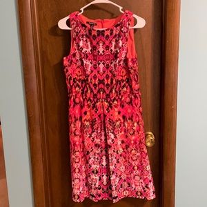 Coral Aline Floral dress